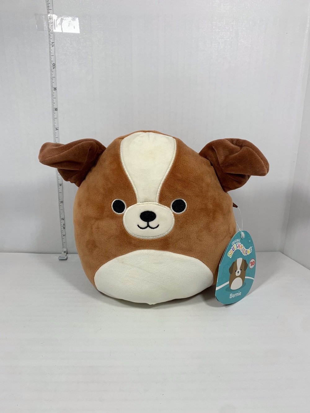 Squishmallow Bernie Dog 7” Plush Brown St Bernard Puppy NWT Kellytoy